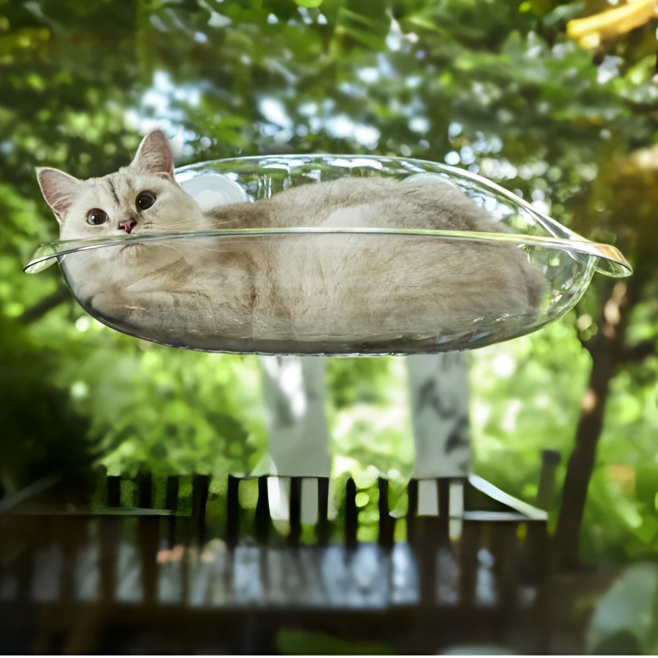 New Transparent Cat Window Bed Suction Cup