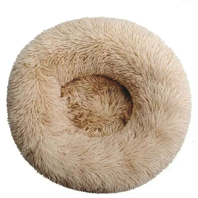 Warm Round Plush Cat Bed Super Soft