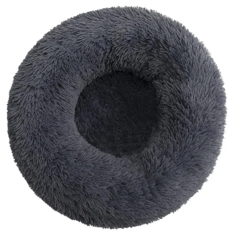 Warm Round Plush Cat Bed Super Soft