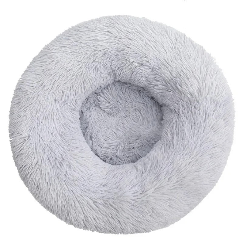 Warm Round Plush Cat Bed Super Soft