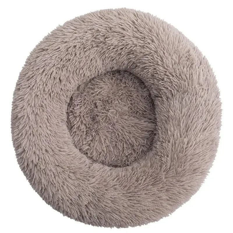 Warm Round Plush Cat Bed Super Soft